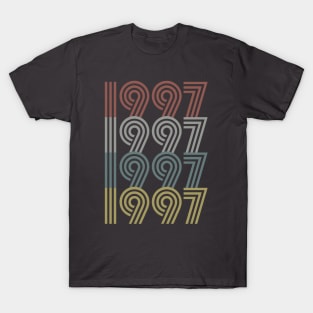 1997 Birth Year Retro Style T-Shirt